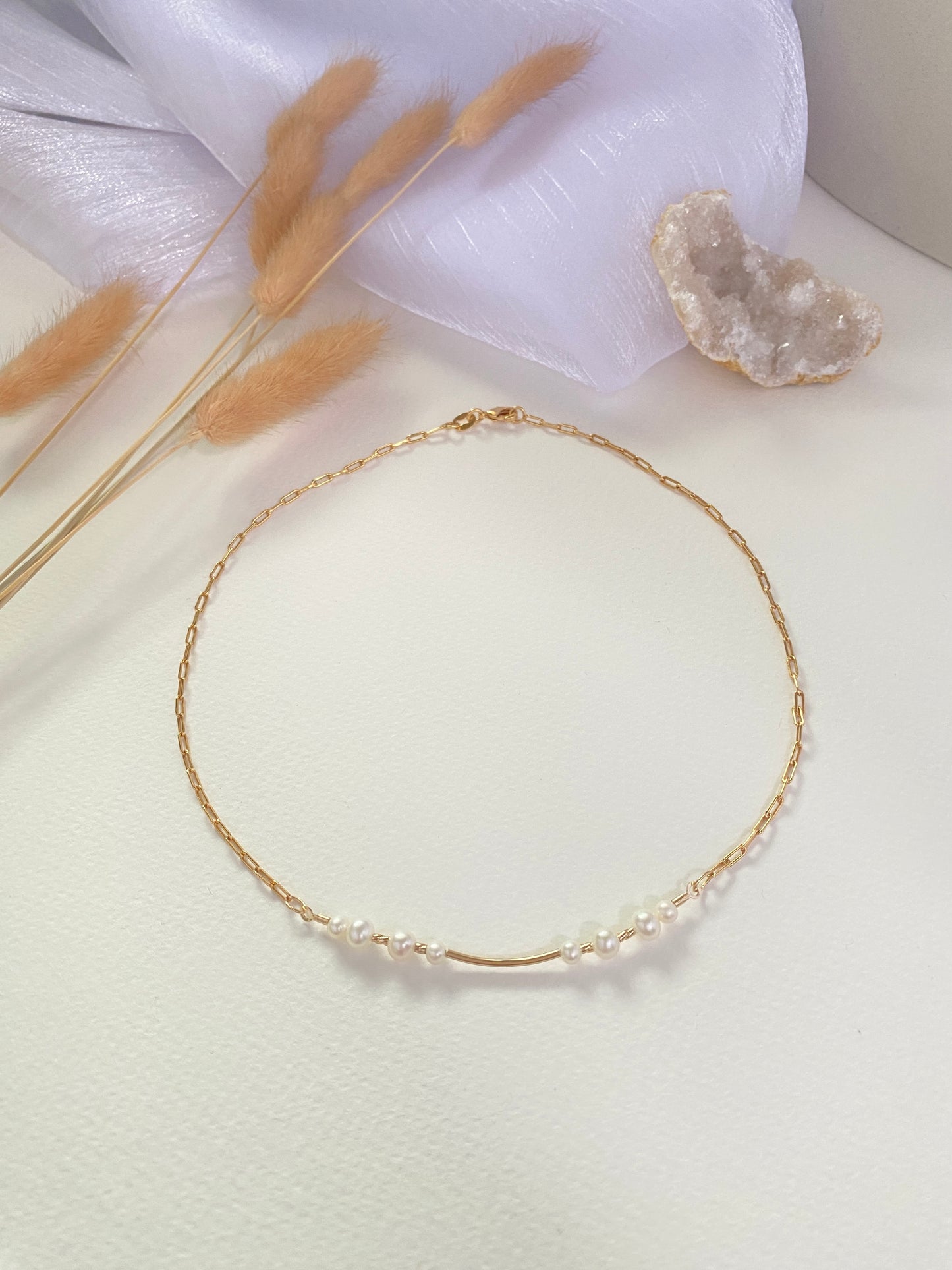 Gemette choker Necklace