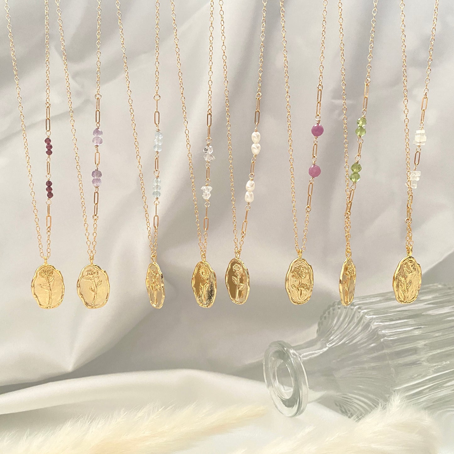 Birth month necklace