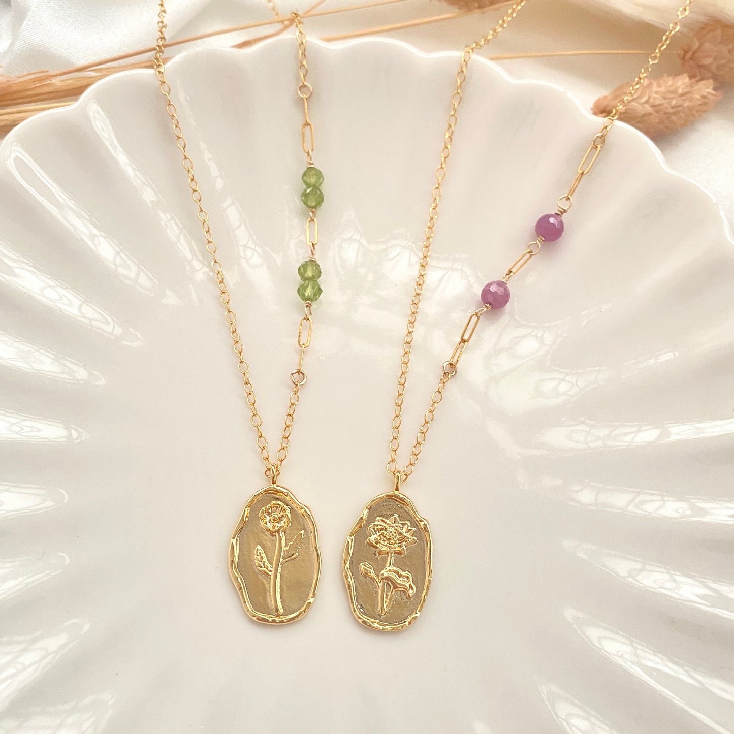 Birth month necklace