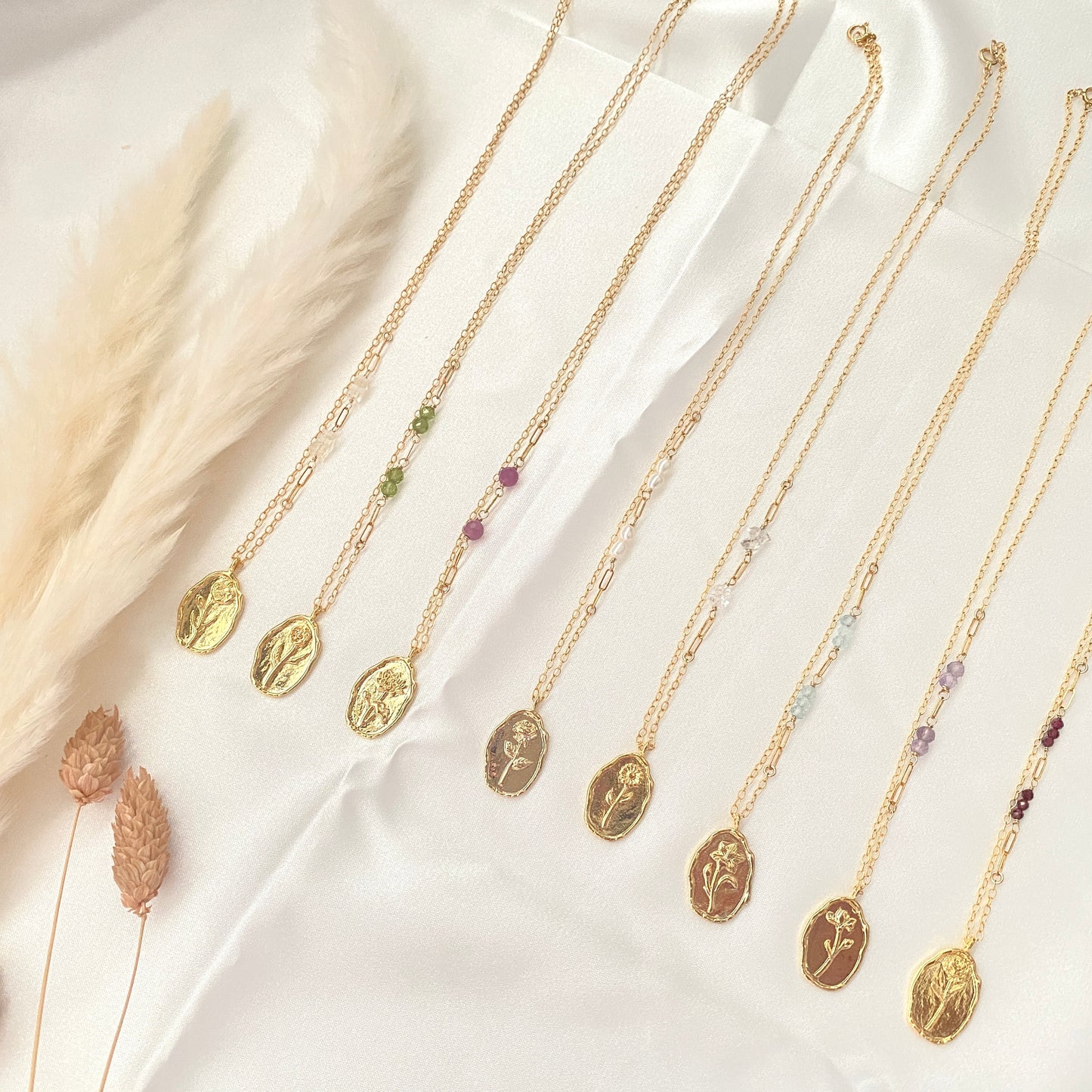 Birth month necklace