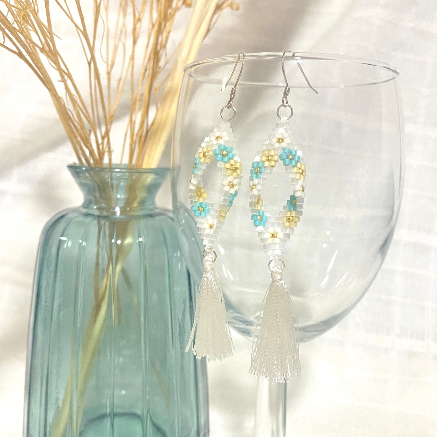Floral Marquise Diamond Earring