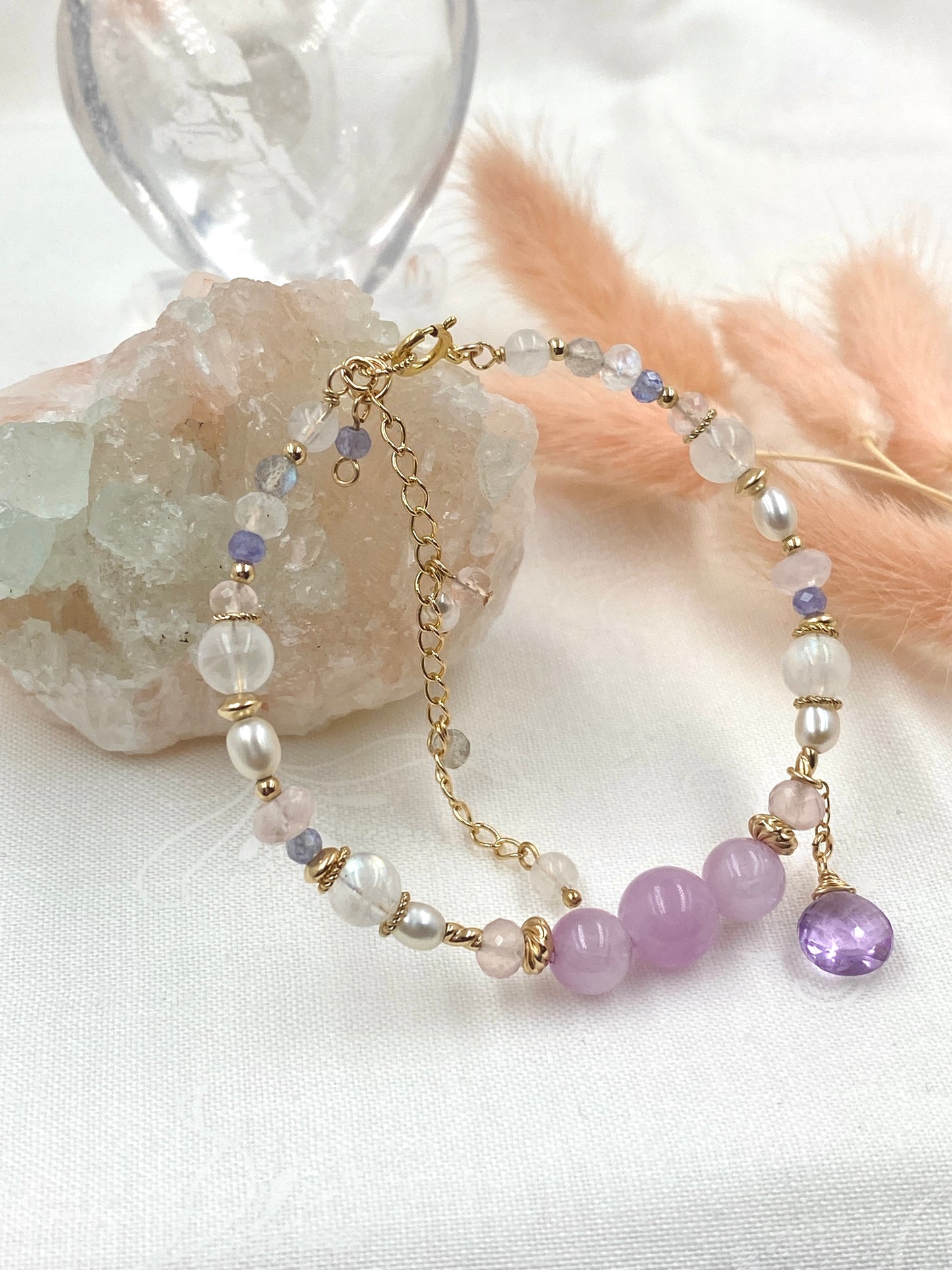 Milada Bracelet (with extension dangles)
