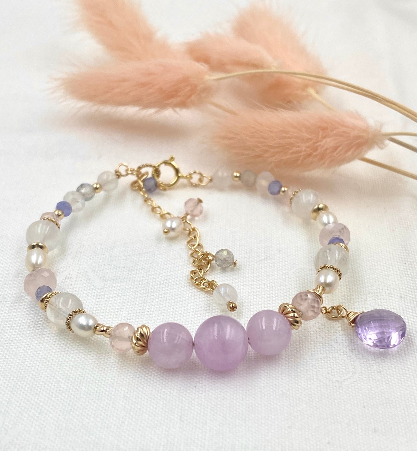 Milada Bracelet (with extension dangles)