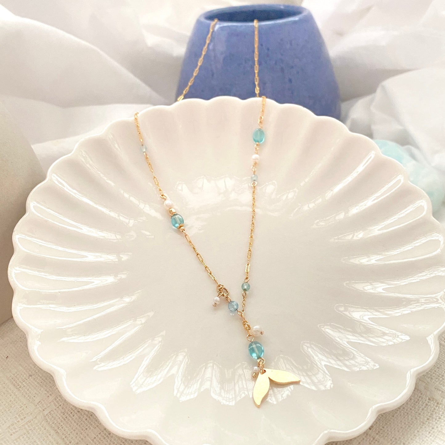 Aqua Mermaid Necklace