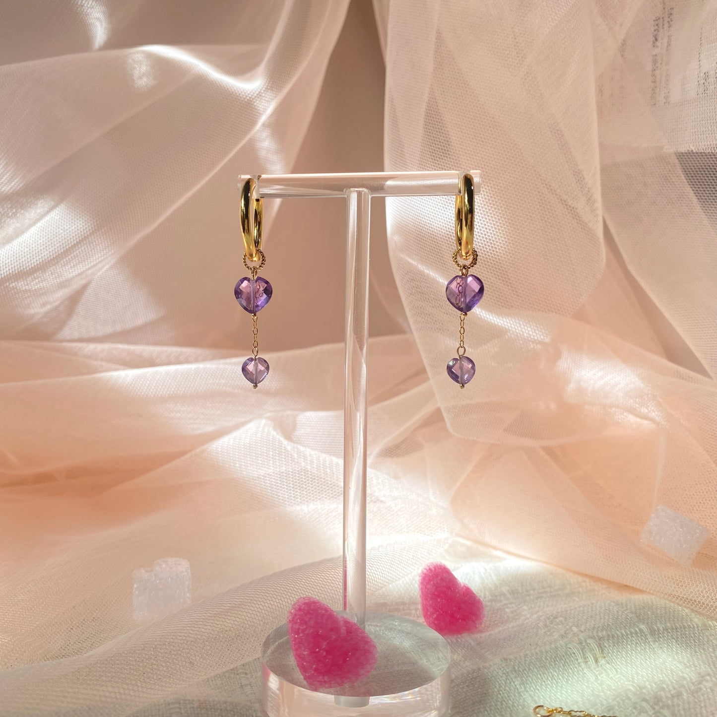 Flying Hearts Earring (Multi-way earring)