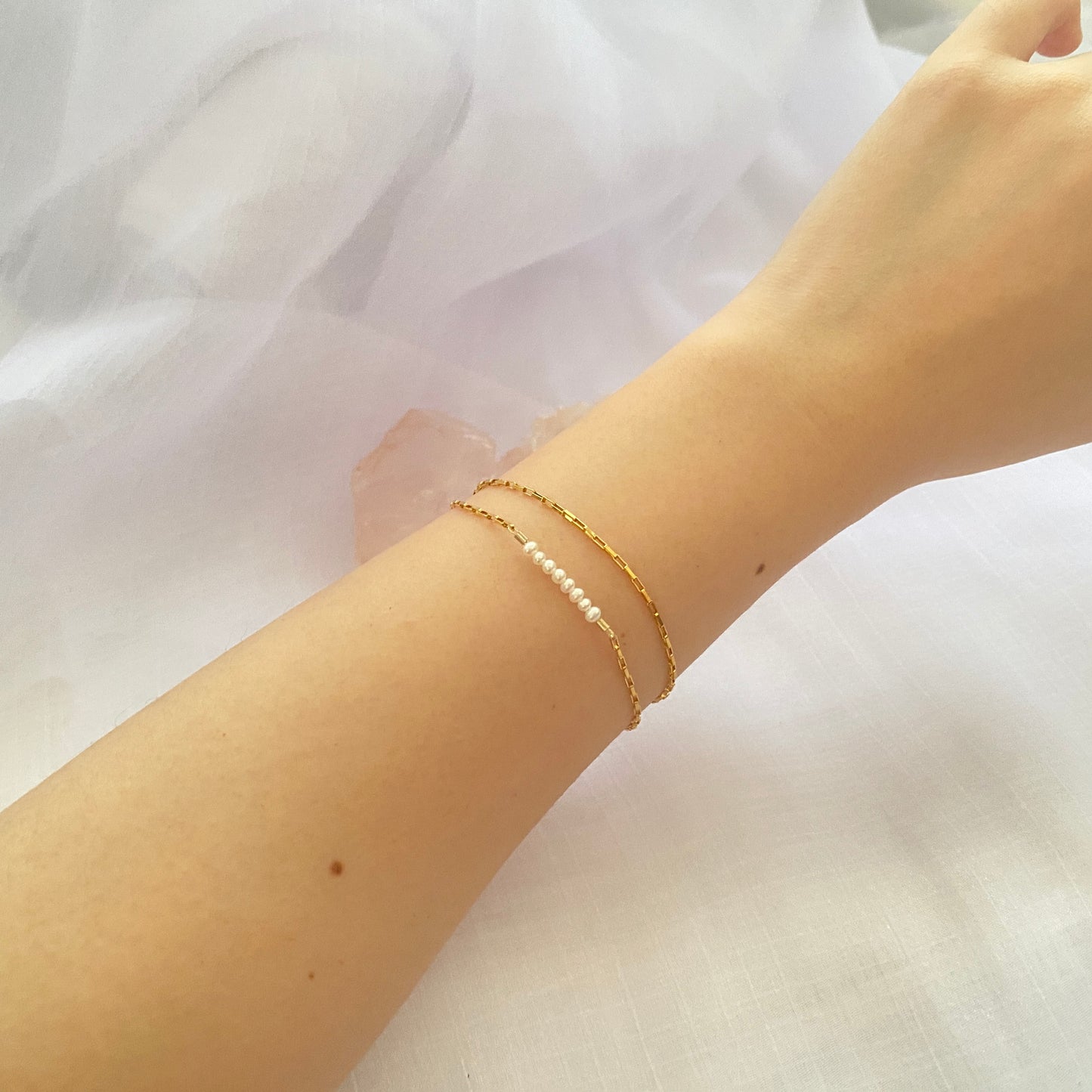 Kathlyn Bracelet - 14k Gold filled chain bracelet