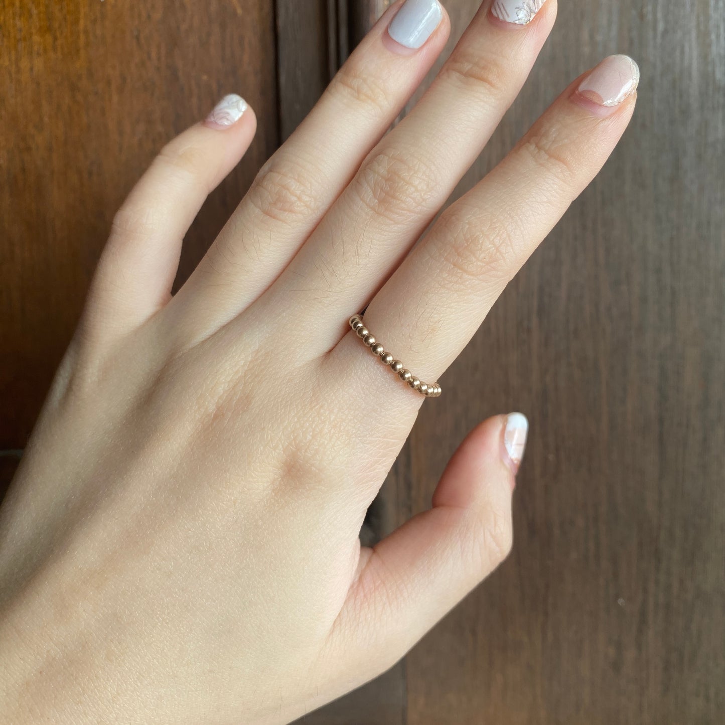 Swarovski Pearl Ring (Bronze)