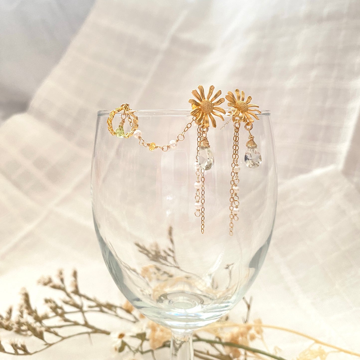 Daisy (3-way earring)