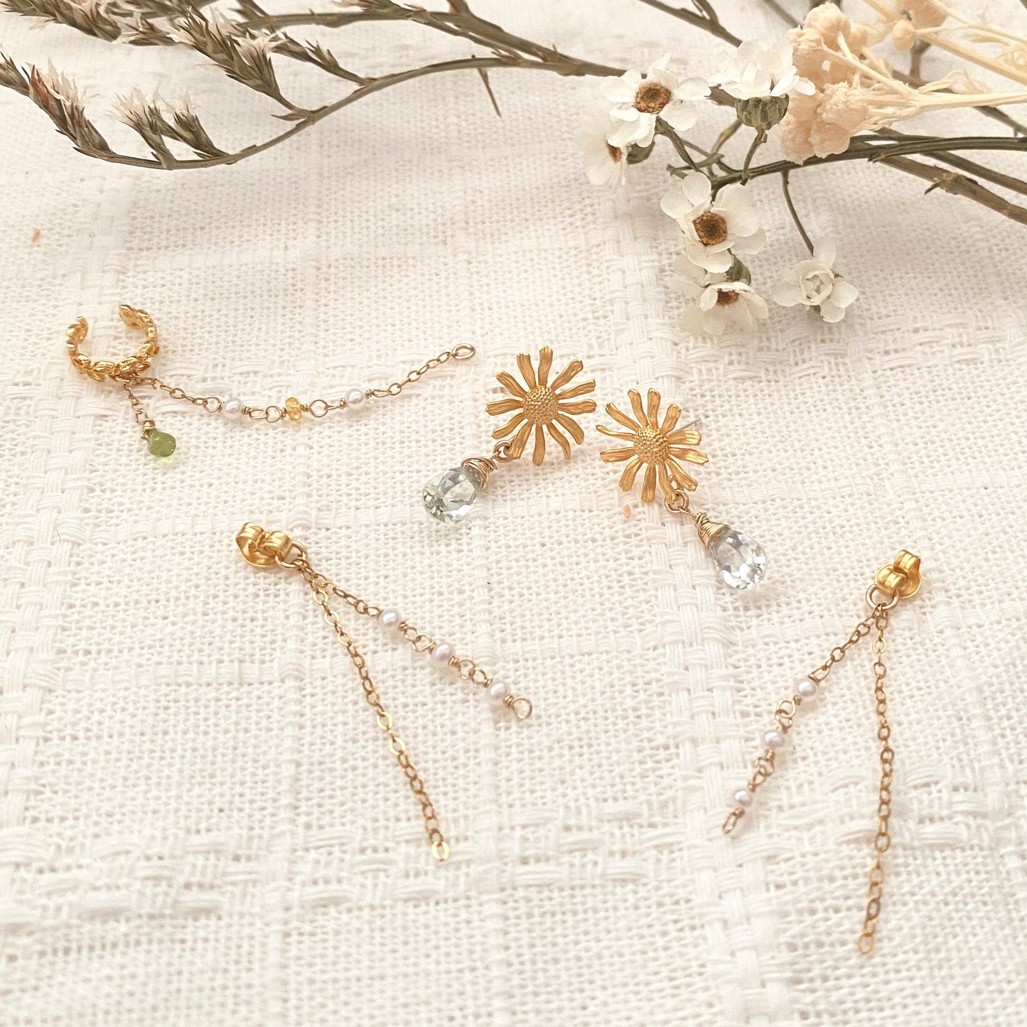 Daisy (3-way earring)