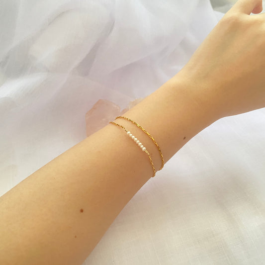 Kathlyn Bracelet - 14k Gold filled chain bracelet