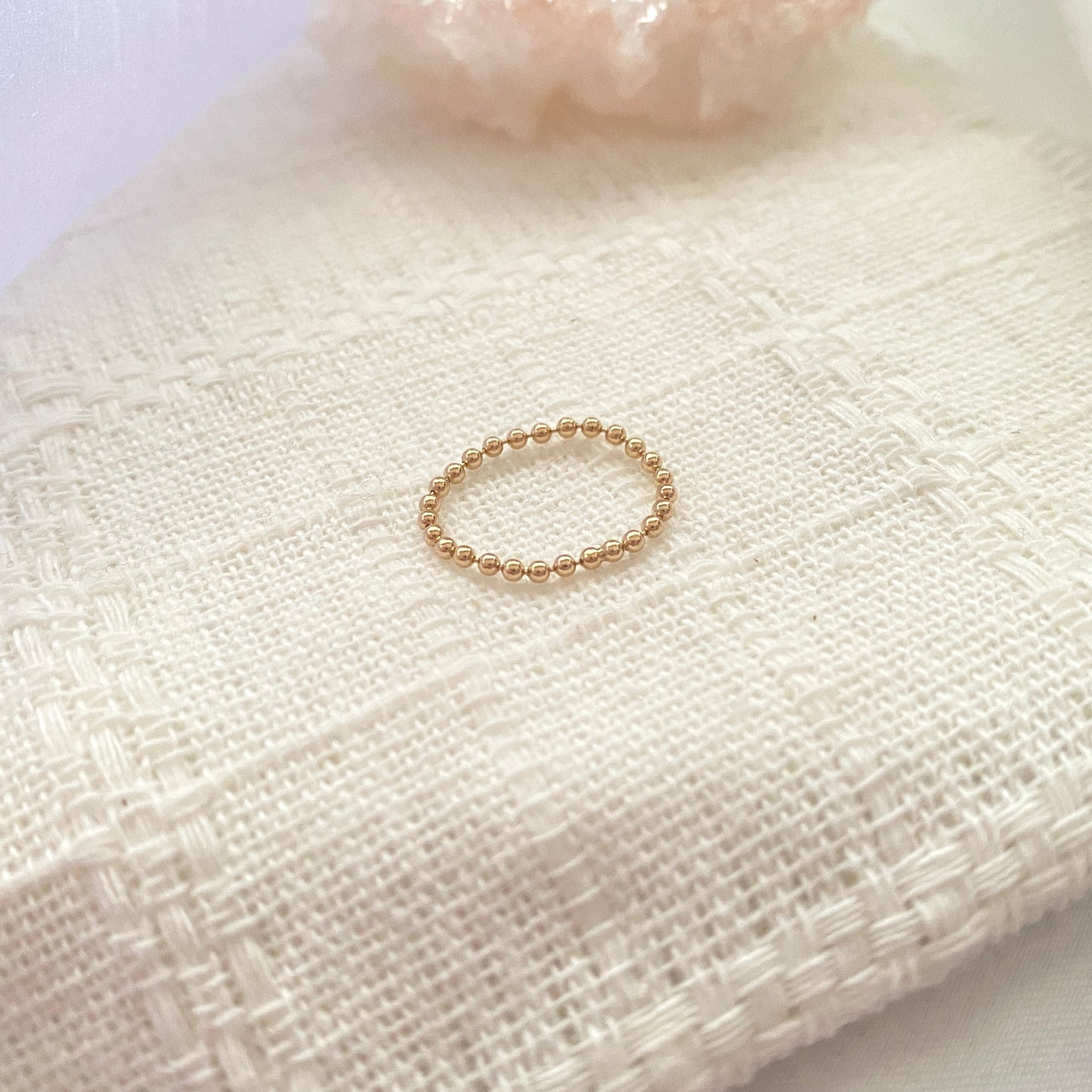 14K Gold-filled Beady Ring